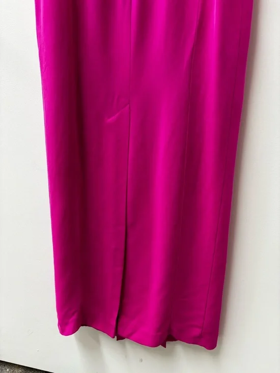 Vintage Dana Buchman Pink Silk Column Maxi Dress - Picture 7 of 8